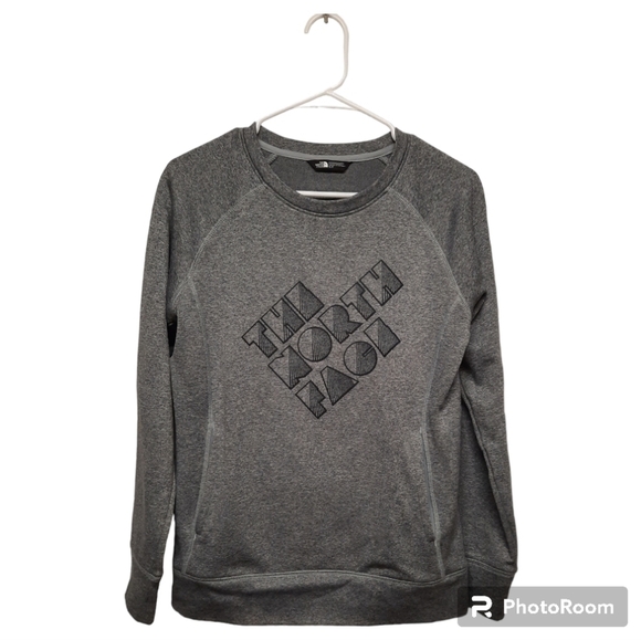 The North Face Crew Neck Gray Sweatshirt Womens Small - Picture 1 of 6